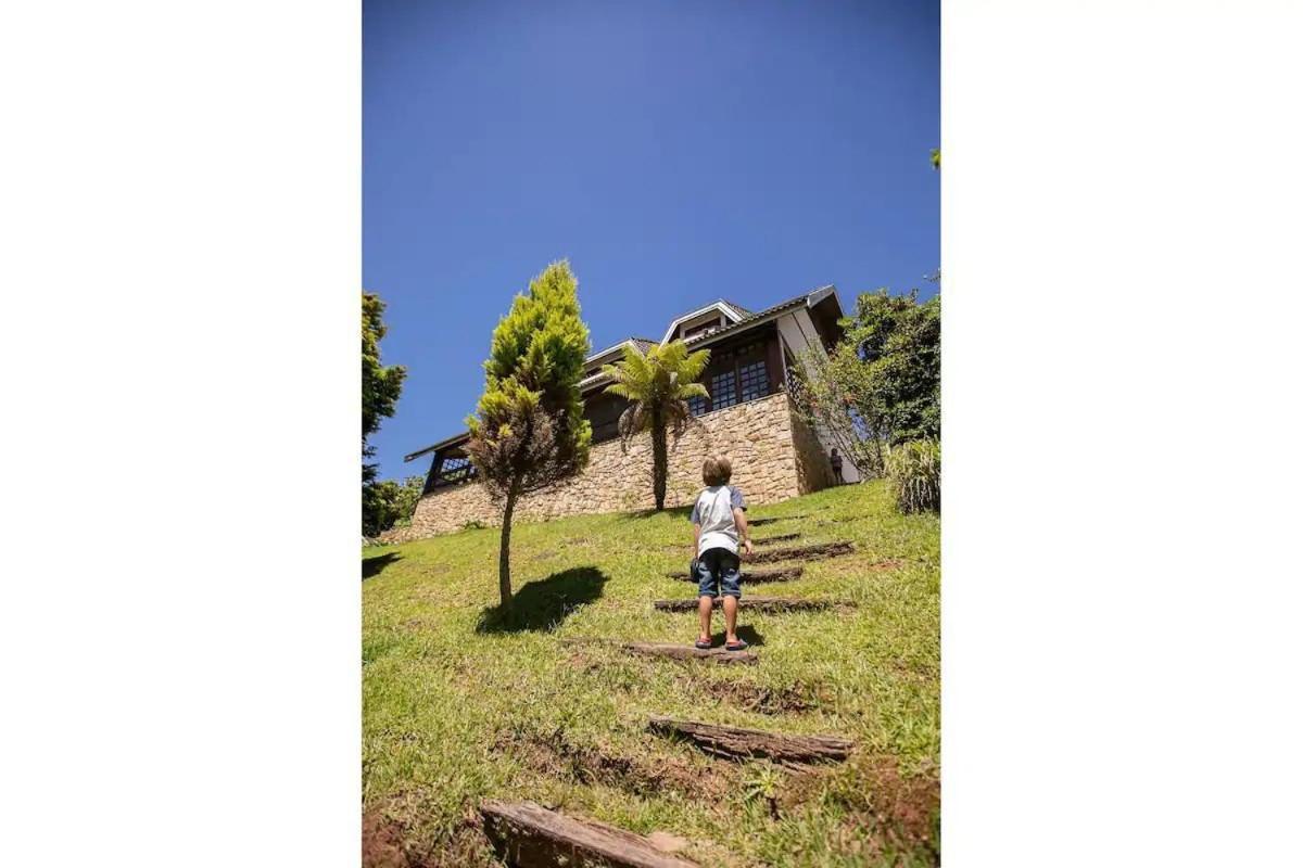 Campos do JordãoCasa Nas Montanhas Com Ofuro别墅 外观 照片